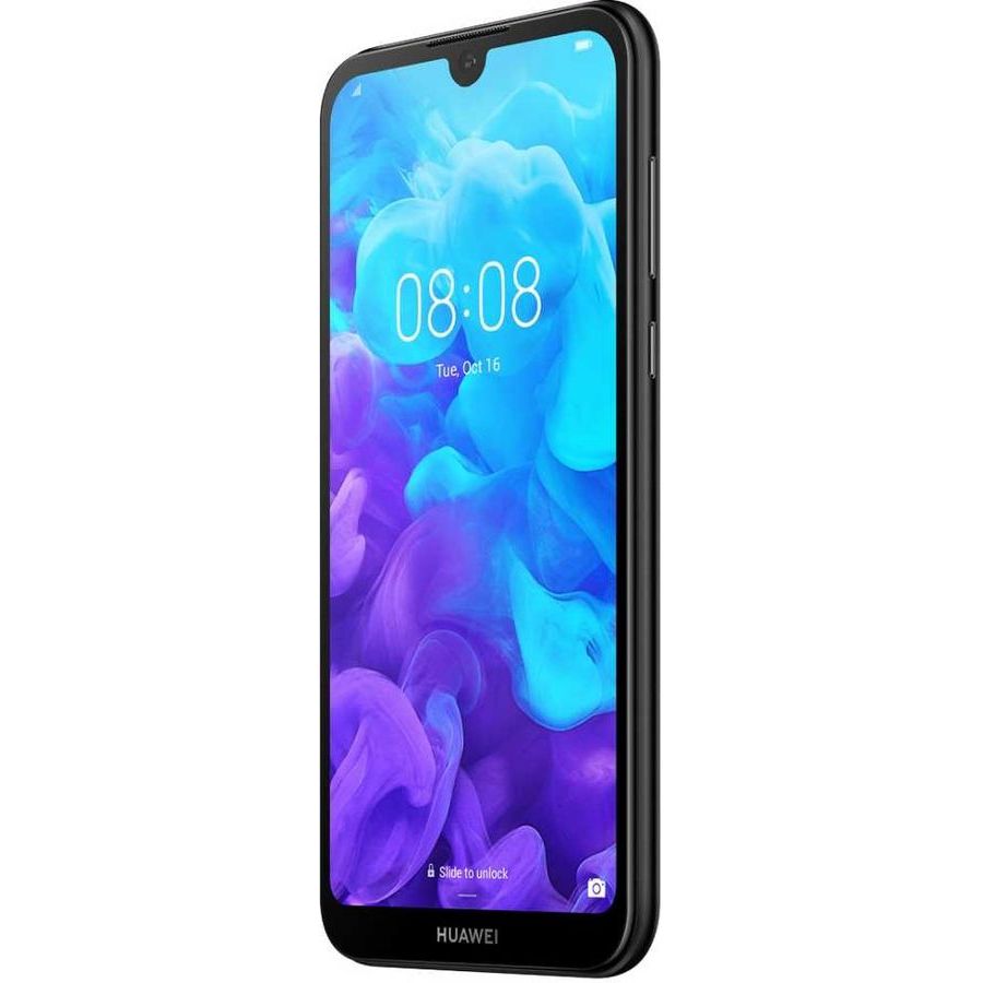 Смартфон Huawei Y5 2019 Black 32Gb (AMN-LX9), 5,71" (1520x720), MT6761(4x2,0ГГц), 13Мп/5Мп, 2Gb/32Gb, 2 Sim, 3020 мАч, And 9.0 Смартфон Huawei Y5 2019 Black 32Gb (AMN-LX9), 5,71" (1520x720), MT6761(4x2,0ГГц), 13Мп/5Мп, 2Gb/32Gb, 2 Sim, 3020 мАч, And 9.0