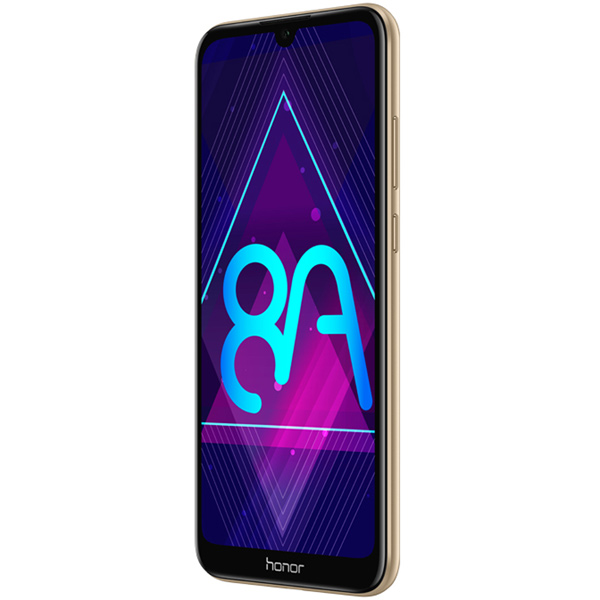 Смартфон Honor 8A 32Gb Gold (JAT-LX1), 6.1" (1560x720), MT6765 (4x2,3ГГц+4x1,8ГГц), 13Мп/8Мп, 2Gb/32Gb, LTE, 3020 мАч, A9.0, fingerprint Смартфон Honor 8A 32Gb Gold (JAT-LX1), 6.1" (1560x720), MT6765 (4x2,3ГГц+4x1,8ГГц), 13Мп/8Мп, 2Gb/32Gb, LTE, 3020 мАч, A9.0, fingerprint